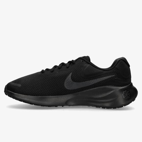 NWT Nike Revolution 7 Running Shoes - Black/Off Noir, Size 8 - Picture 2 of 3